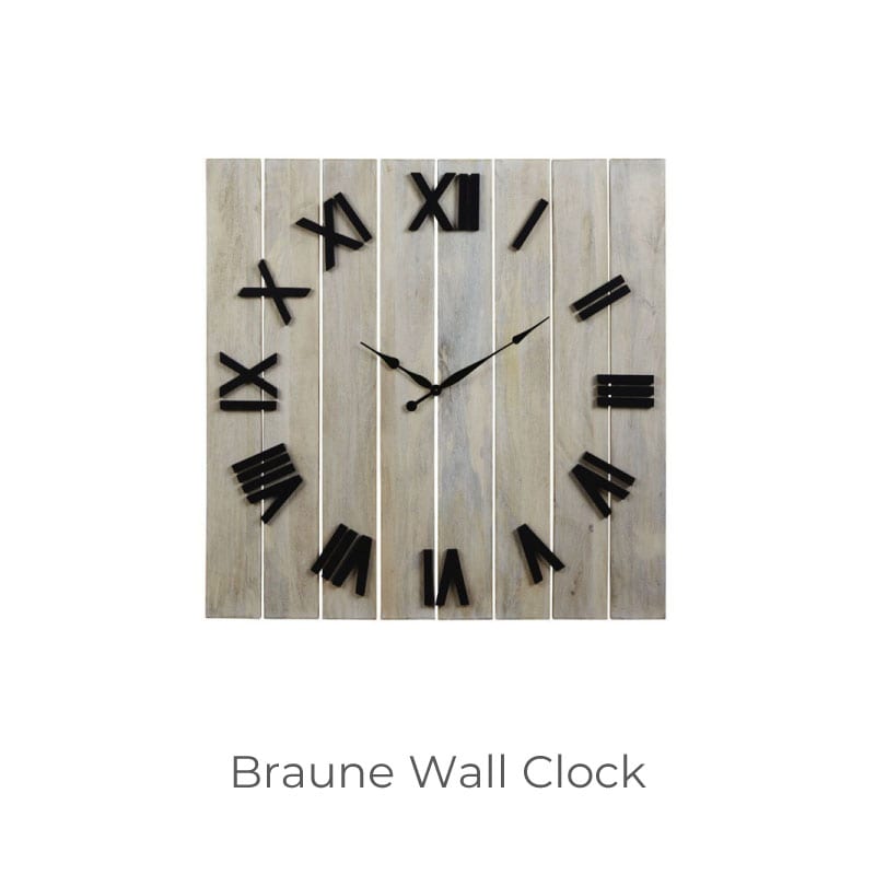 Braune Wall Clock